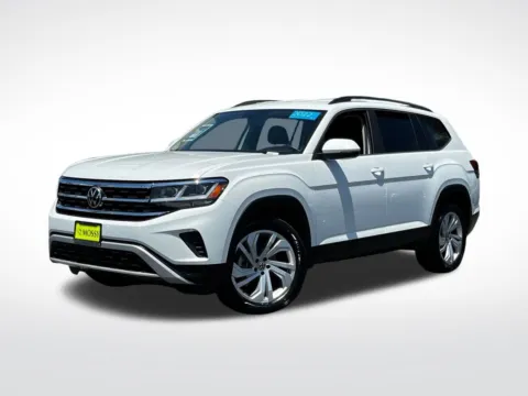 White 2022 Volkswagen Atlas 3.6L V6 SE w/Technology for sale in Escondido, CA