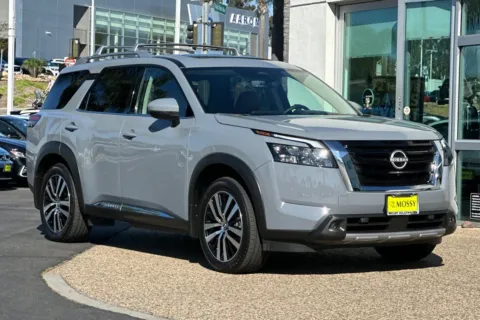 Photos of 2025 Nissan Pathfinder Platinum for sale in Escondido, CA at Mossy Volkswagen