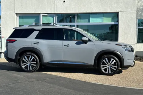 Another view of 2025 Nissan Pathfinder Platinum for sale in Escondido, CA at Mossy Volkswagen