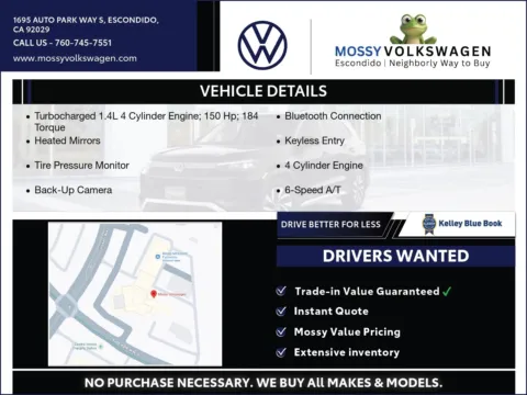 Another view of 2017 Volkswagen Jetta 1.4T S for sale in Escondido, CA at Mossy Volkswagen