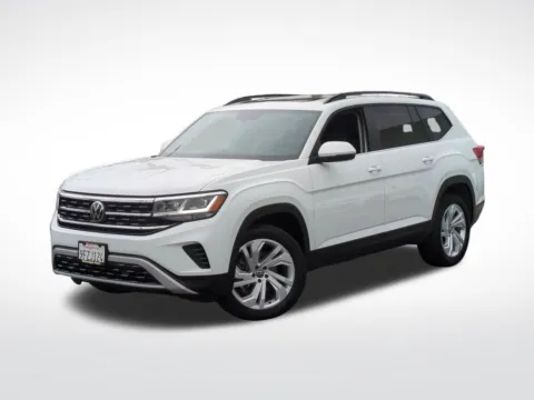 White 2023 Volkswagen Atlas 3.6L V6 SE w/Technology for sale in Escondido, CA