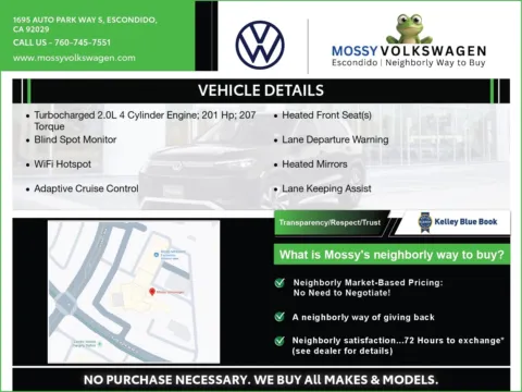 Another view of 2026 Volkswagen Tiguan 2.0T S for sale in Escondido, CA at Mossy Volkswagen