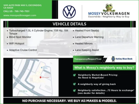 Another view of 2026 Volkswagen Jetta 1.5T Sport for sale in Escondido, CA at Mossy Volkswagen