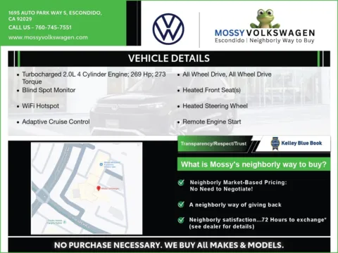 Another view of 2026 Volkswagen Atlas 2.0T Peak Edition for sale in Escondido, CA at Mossy Volkswagen