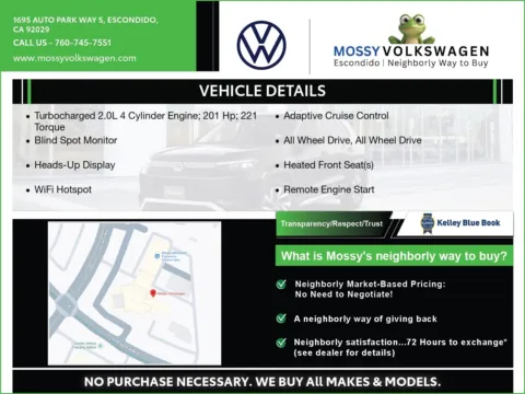 Another view of 2026 Volkswagen Tiguan 2.0T SE R-Line Black for sale in Escondido, CA at Mossy Volkswagen