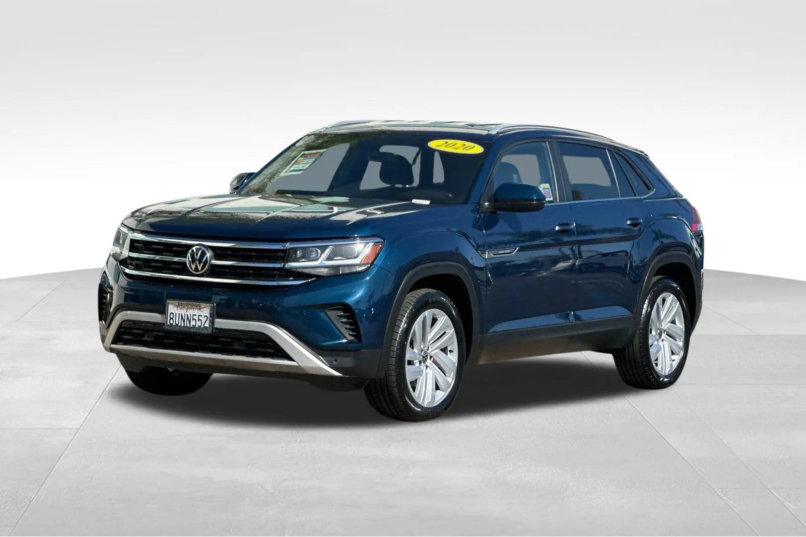 Blue 2020 Volkswagen Atlas Cross Sport 3.6L V6 SE w/Technology for sale in Escondido, CA