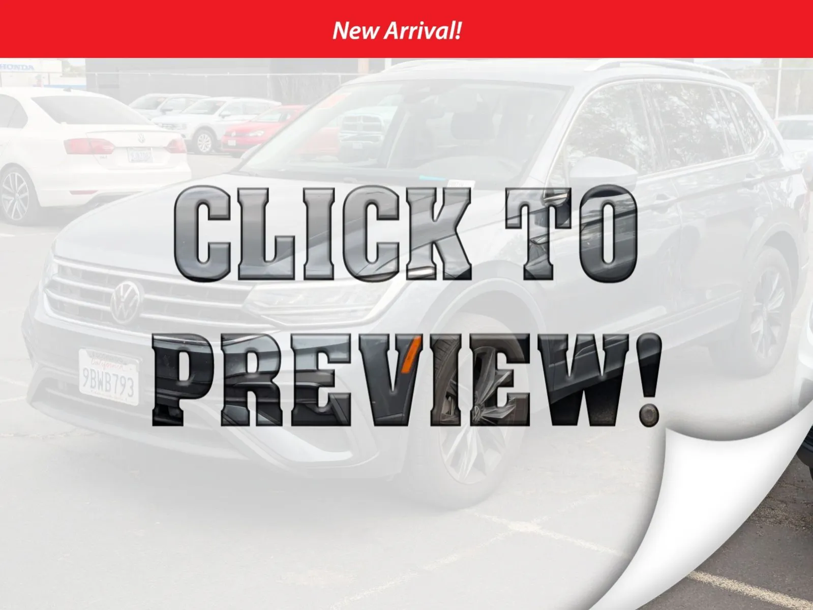 Gray 2022 Volkswagen Tiguan 2.0T SE for sale in Escondido, CA