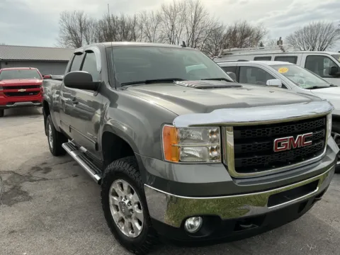 Gray 2011 GMC SIERRA 2500 SLE for sale in Camby, IN