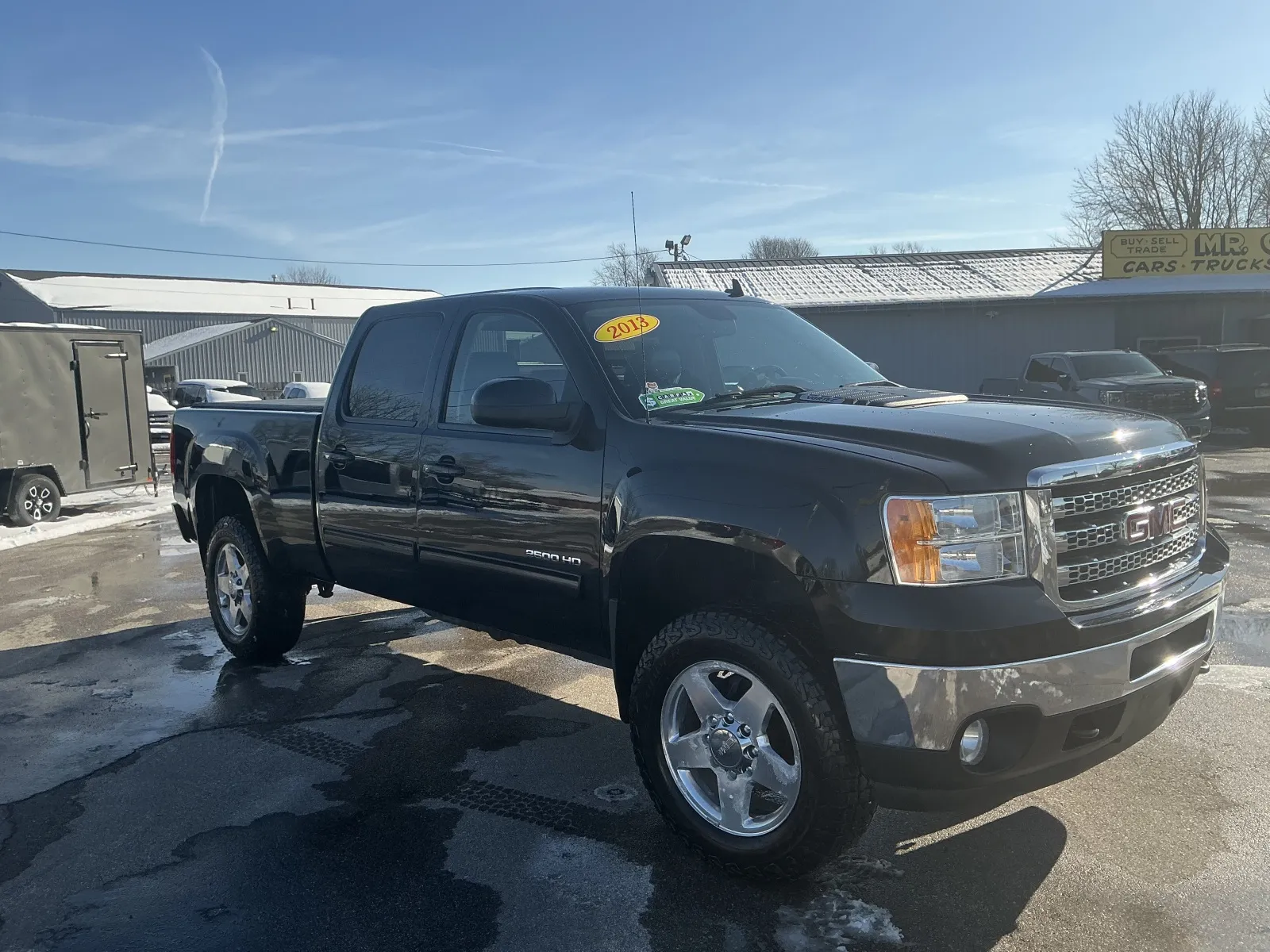 Black 2013 GMC SIERRA 2500 SLT for sale in Camby, IN
