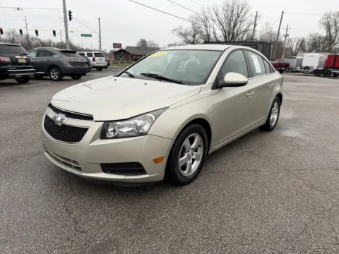 Orange 2014 CHEVROLET CRUZE LT for sale in Camby, IN