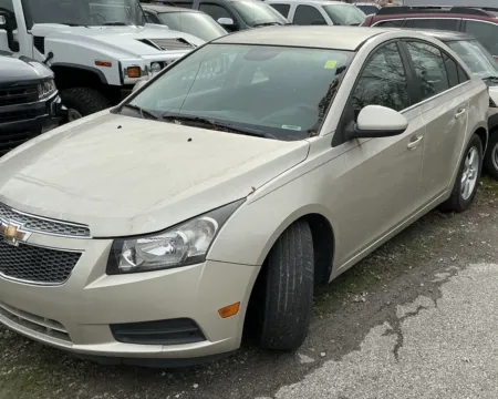 Orange 2014 CHEVROLET CRUZE LT for sale in Camby, IN