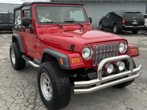 Red 2006 JEEP WRANGLER X for sale in Camby, IN