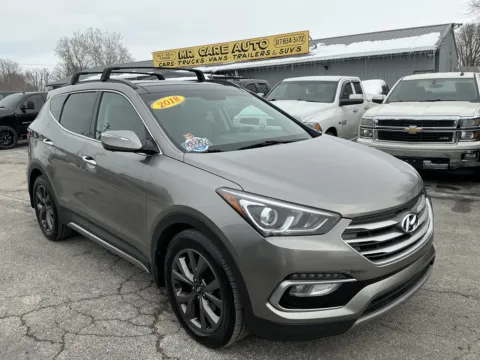 Gray 2018 HYUNDAI SANTA FE SPORT 2.0T Ultimate for sale in Camby, IN
