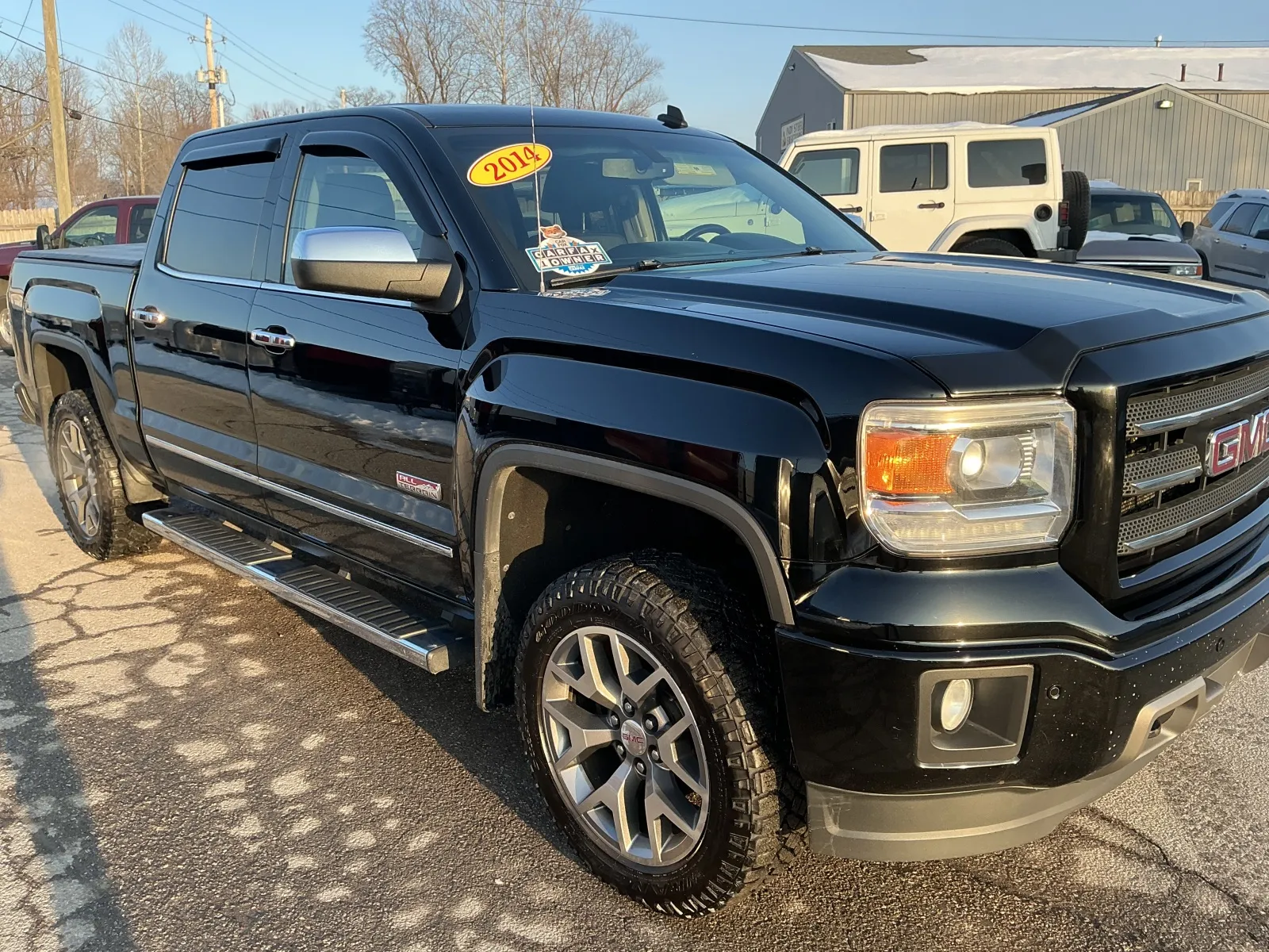 Black 2014 GMC SIERRA 1500 SLT for sale in Camby, IN