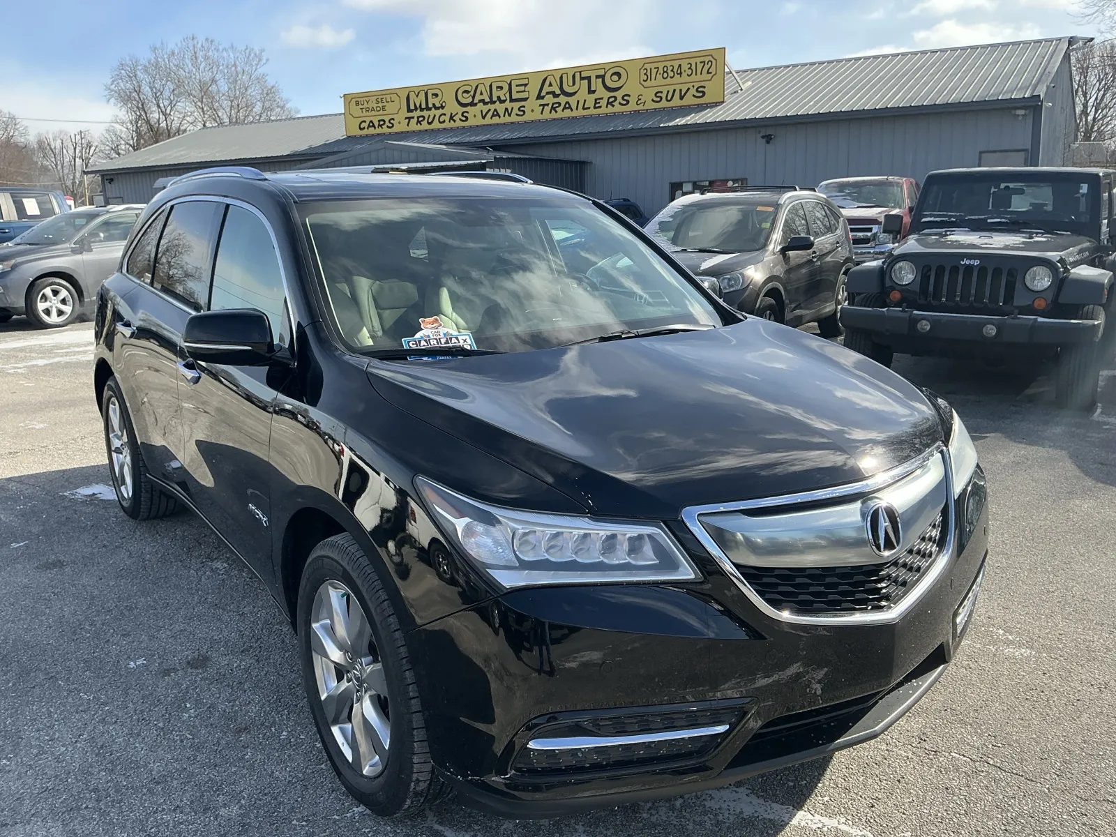 2014 ACURA MDX ADVANCE for sale in Camby, IN