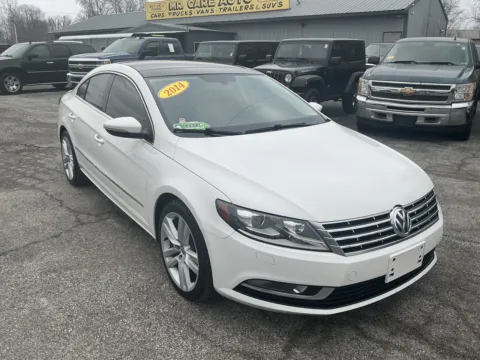 White 2014 VOLKSWAGEN CC LUXURY for sale in Camby, IN
