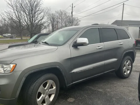 Gray 2011 JEEP GRAND CHEROKEE LIMITED for sale in Camby, IN