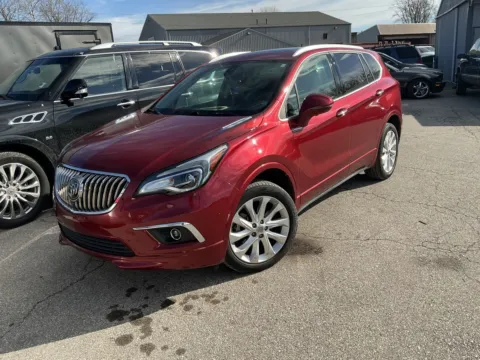 Red 2017 BUICK ENVISION PREMIUM II for sale in Camby, IN
