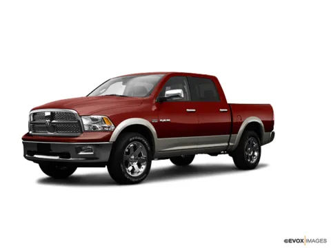Red 2009 DODGE RAM 1500 Laramie for sale in Camby, IN