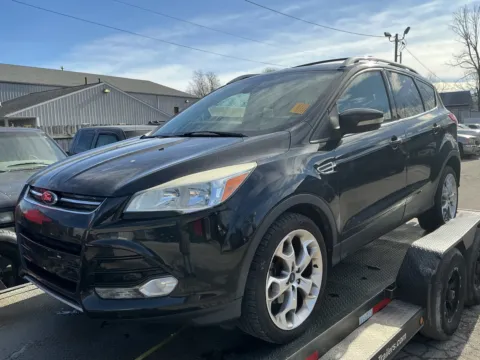 Black 2014 FORD ESCAPE TITANIUM for sale in Camby, IN