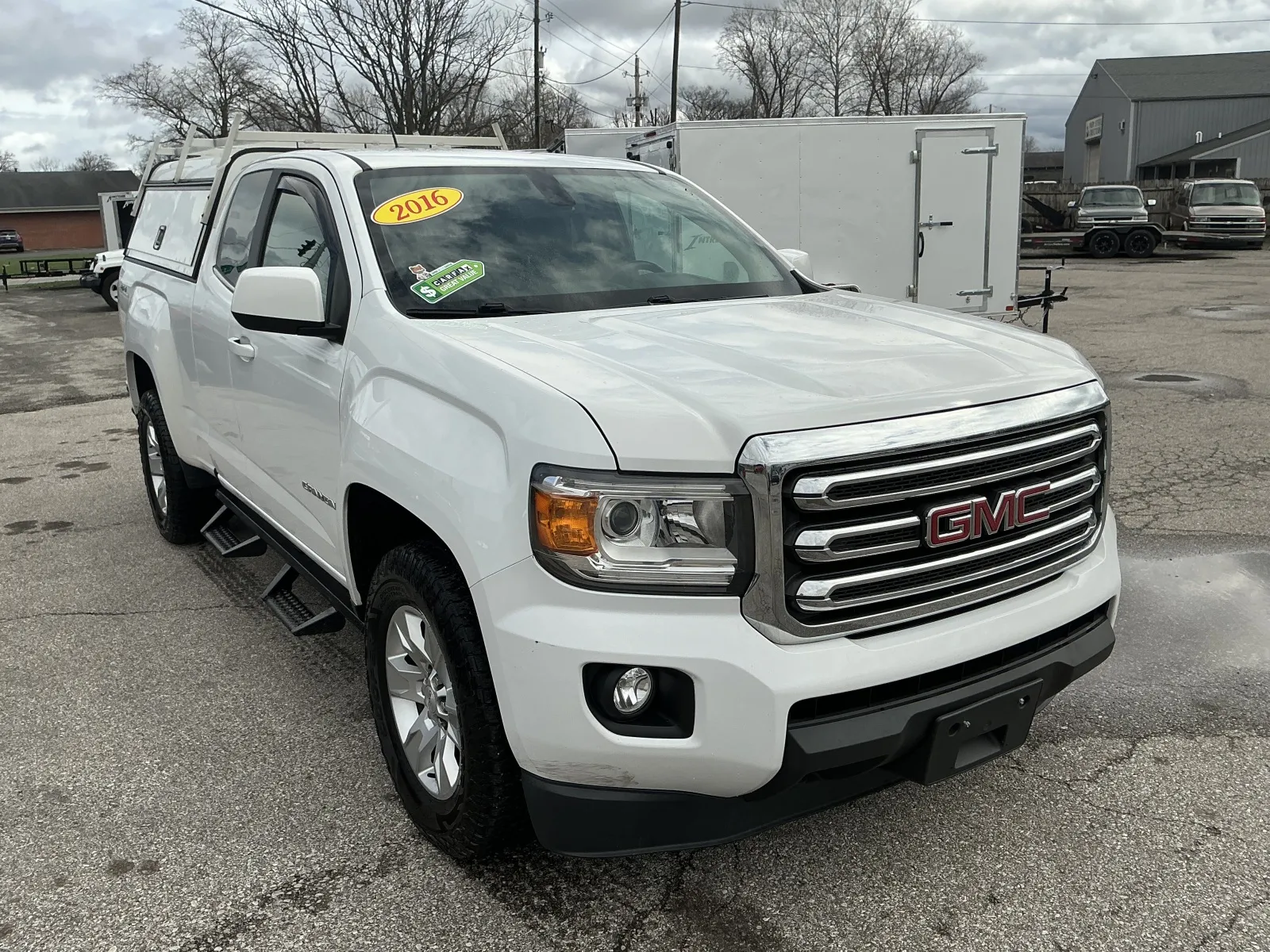 White 2016 GMC CANYON SLE for sale in Camby, IN
