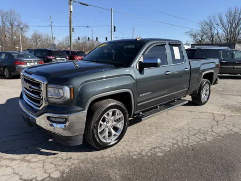 Blue 2018 GMC SIERRA 1500 SLT for sale in Camby, IN