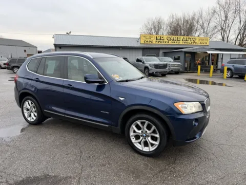 Blue 2013 BMW X3 XDRIVE28I for sale in Camby, IN