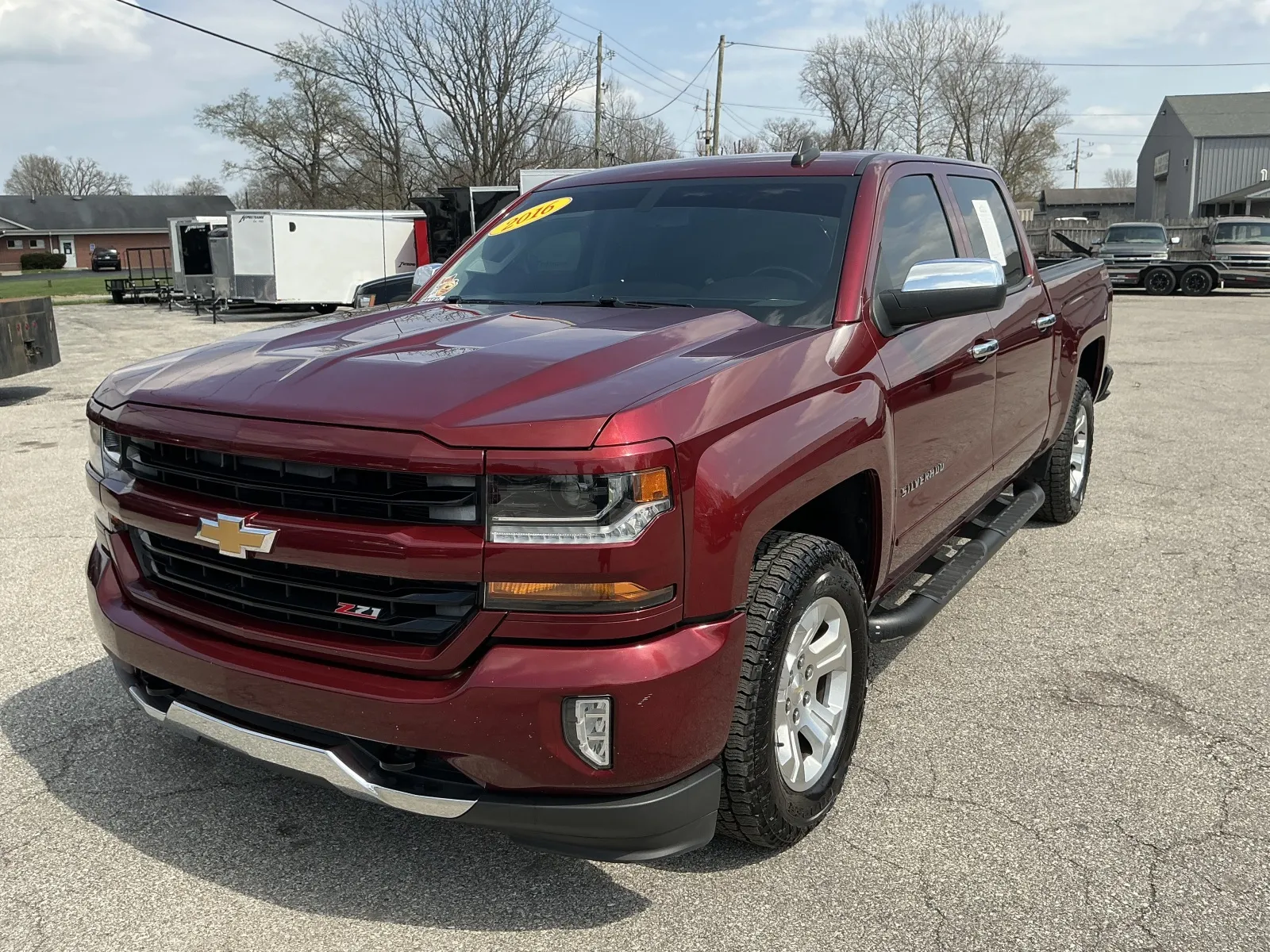 Red 2016 CHEVROLET SILVERADO 1500 LT Z71 for sale in Camby, IN