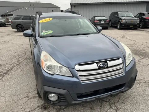 Blue 2014 SUBARU OUTBACK 2.5I PREMIUM for sale in Camby, IN