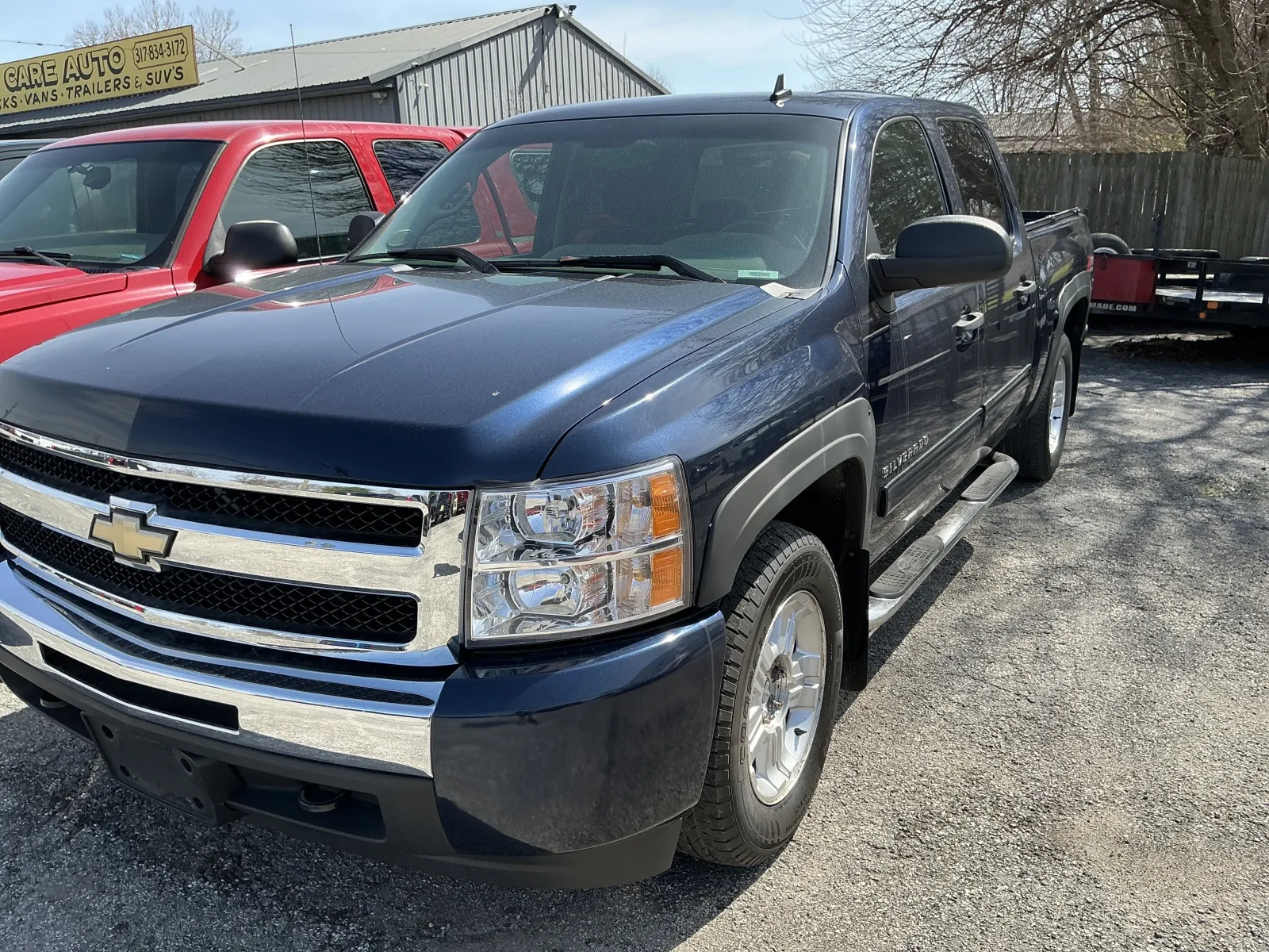 Blue 2010 CHEVROLET SILVERADO 1500 LT for sale in Camby, IN