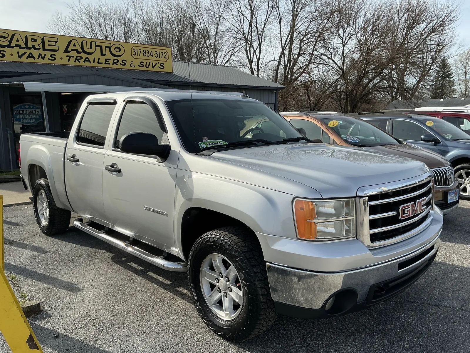 Silver 2012 GMC SIERRA 1500 SLE for sale in Camby, IN