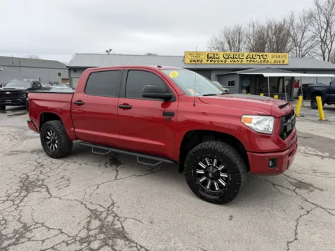 Red 2017 TOYOTA TUNDRA PLATINUM for sale in Camby, IN