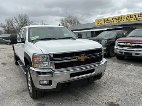 White 2013 CHEVROLET SILVERADO 2500 HEAVY DUTY LTZ for sale in Camby, IN