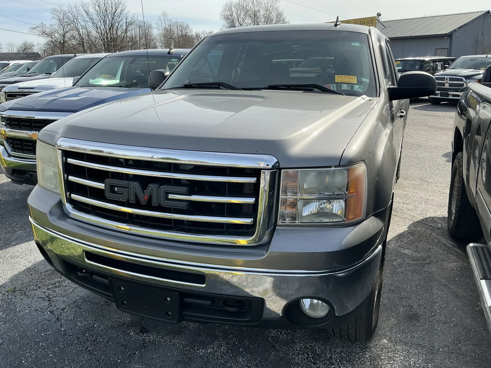 Gray 2012 GMC SIERRA 1500 SLE for sale in Camby, IN