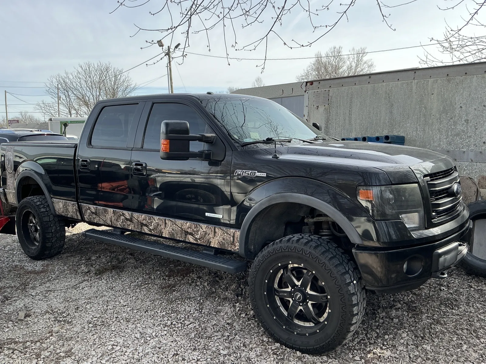 Black 2014 FORD F-150 SUPERCREW for sale in Camby, IN
