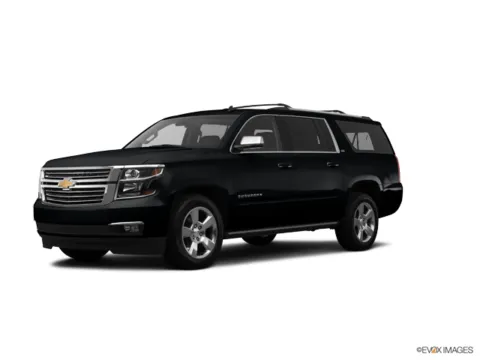 Black 2015 CHEVROLET SUBURBAN 1500 LTZ for sale in Camby, IN