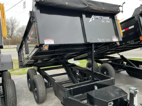 Black 2026 HOMESTEADER 610MB DUMPTRAILER for sale in Camby, IN