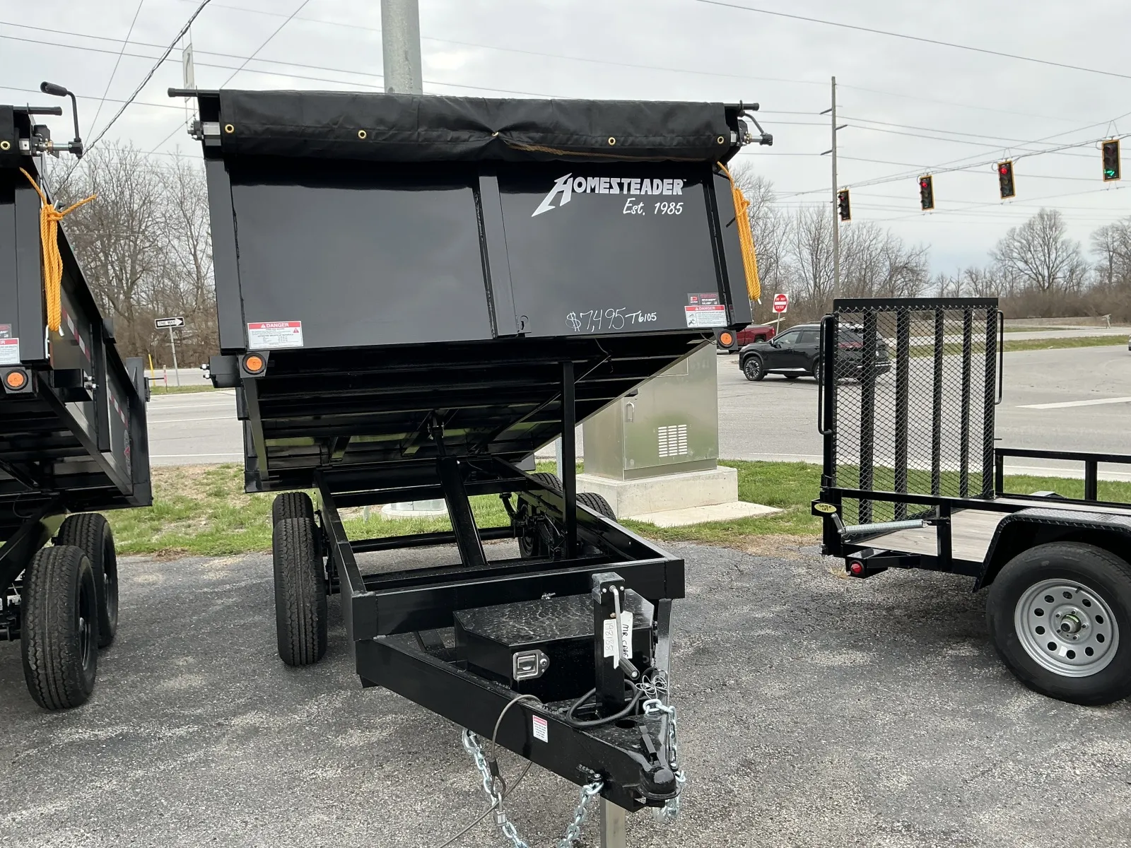 Black 2026 HOMESTEADER 612MB DUMPTRAILER for sale in Camby, IN