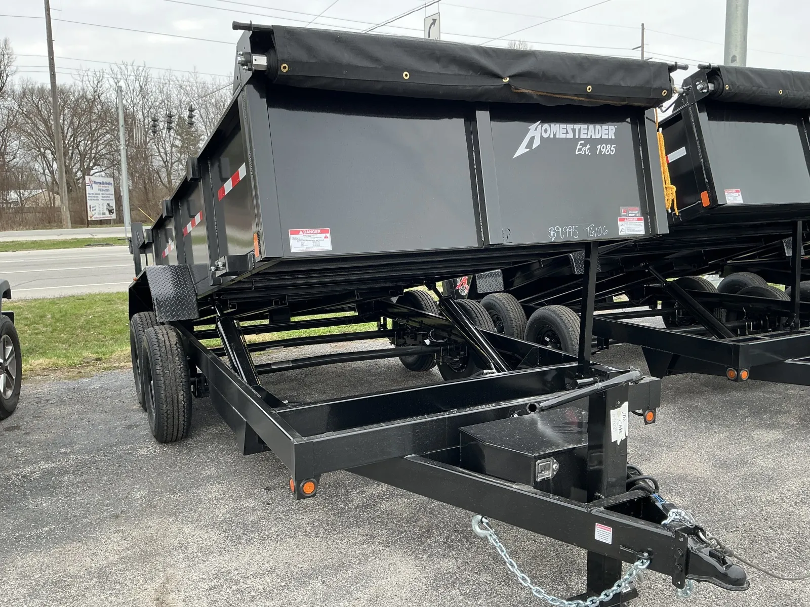 Black 2026 HOMESTEADER 714HX DUMPTRAILER for sale in Camby, IN