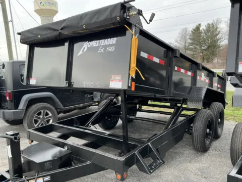 Photos of 2026 HOMESTEADER 714HX DUMPTRAILER for sale in Camby, IN at Mr. Care Auto