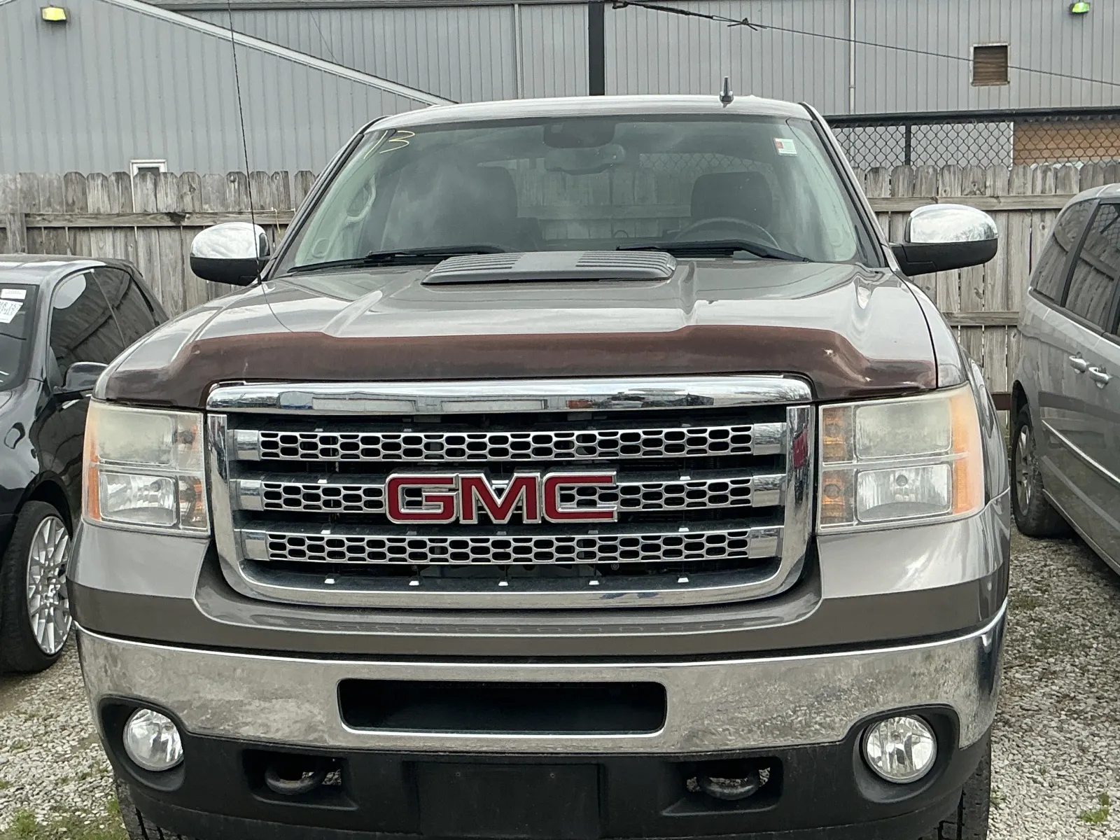 Orange 2013 GMC SIERRA 2500 SLT for sale in Camby, IN