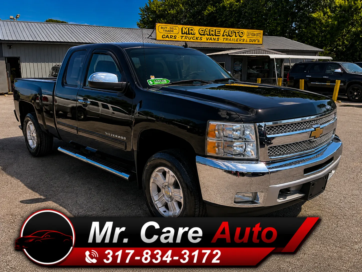 Black 2013 CHEVROLET SILVERADO 1500 LT for sale in Camby, IN