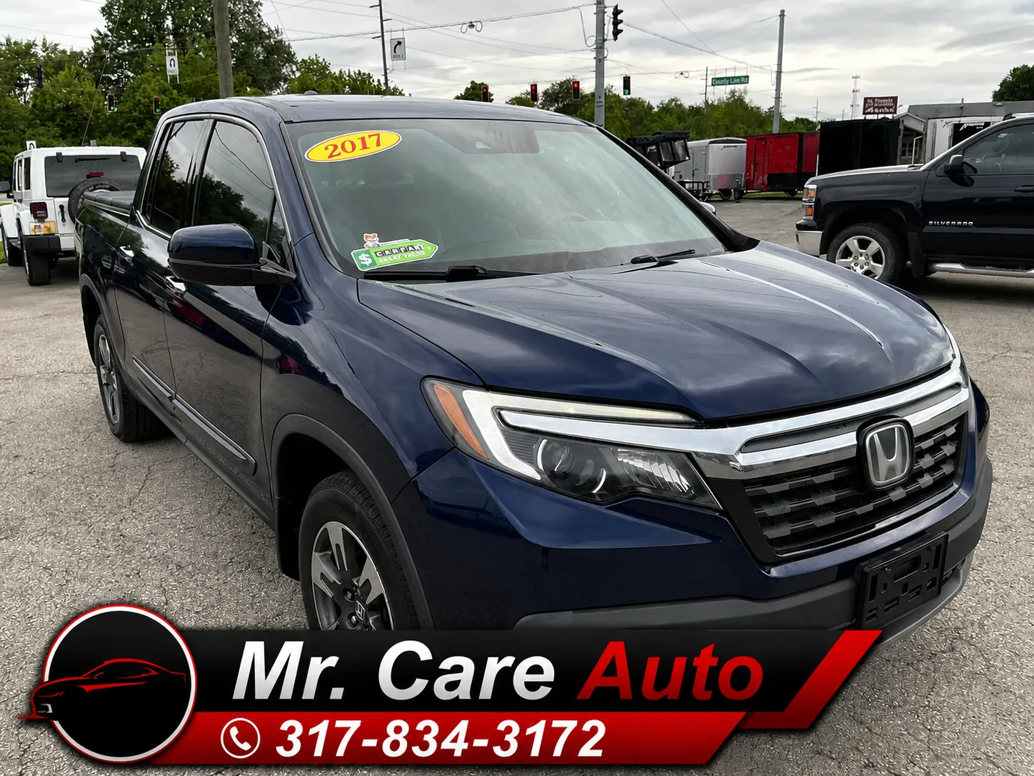 2017 HONDA RIDGELINE RTL for sale in Camby, IN