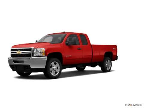 Red 2011 CHEVROLET SILVERADO 2500 HEAVY DUTY LT for sale in Camby, IN