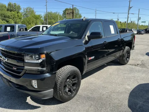 Black 2017 CHEVROLET SILVERADO 1500 LTZ - Z71 for sale in Camby, IN