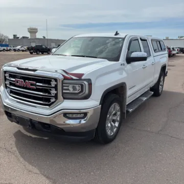 White 2016 GMC SIERRA 1500 SLT for sale in Camby, IN