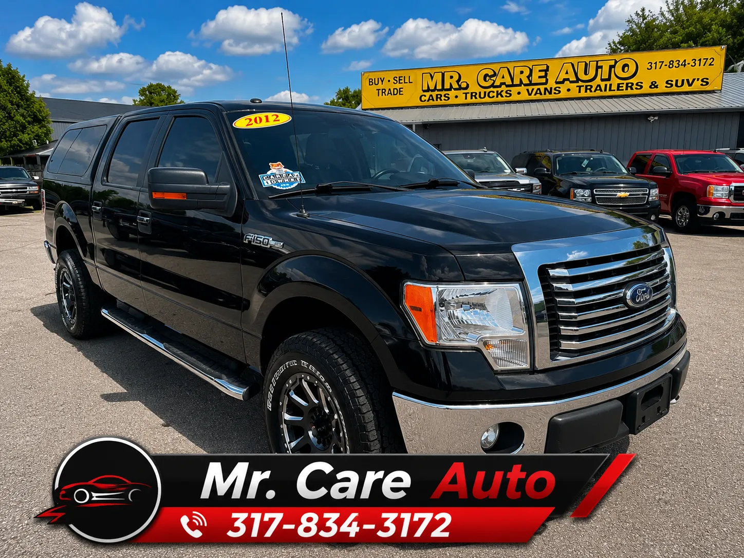 Green 2012 FORD F-150 SUPERCREW for sale in Camby, IN