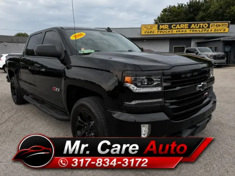 Black 2016 CHEVROLET SILVERADO 1500 LTZ for sale in Camby, IN