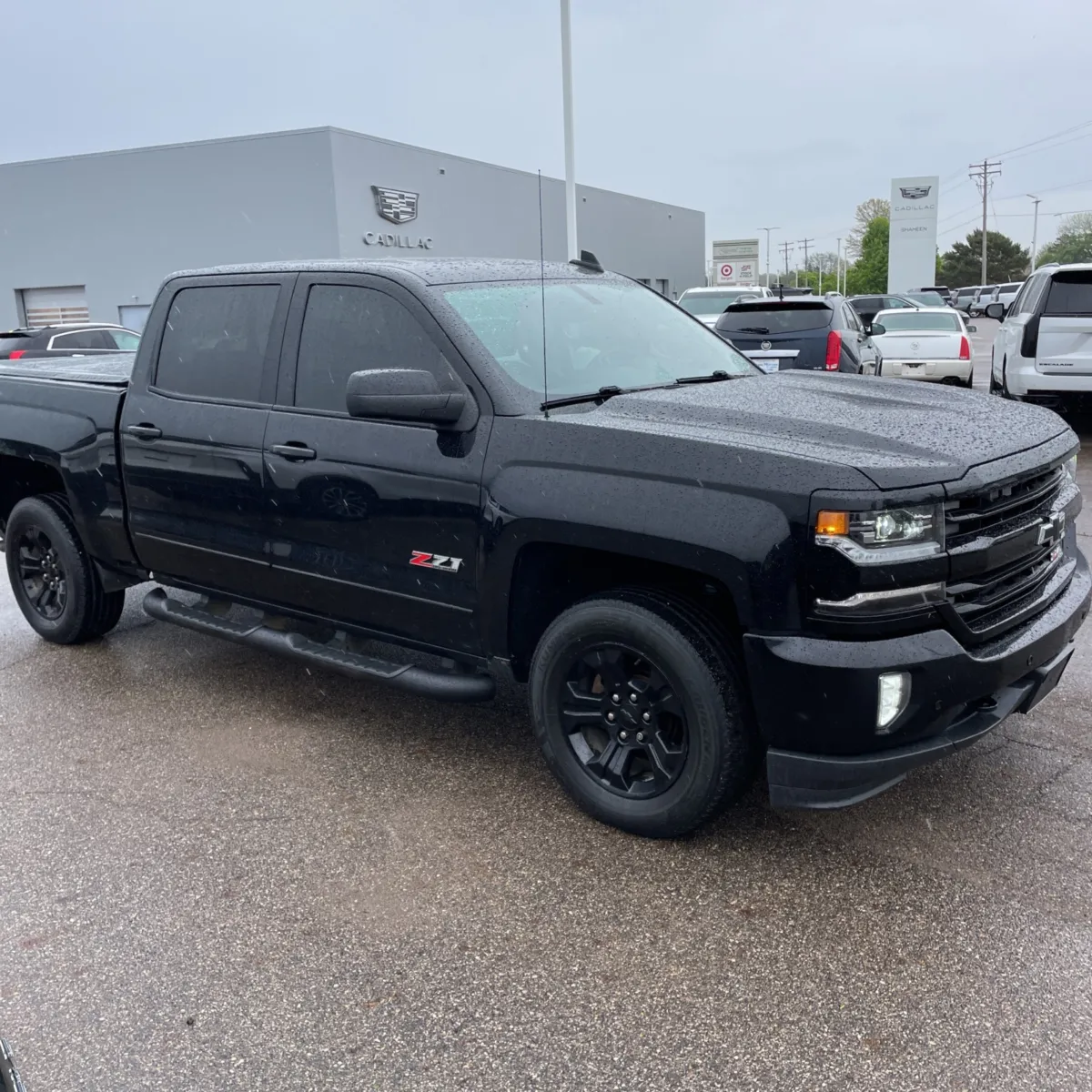 Black 2016 CHEVROLET SILVERADO 1500 LTZ for sale in Camby, IN