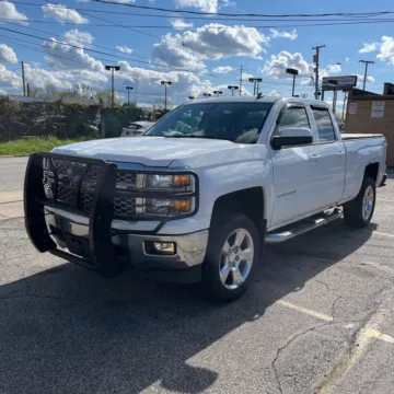 White 2014 CHEVROLET SILVERADO 1500 LT for sale in Camby, IN